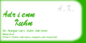 adrienn kuhn business card